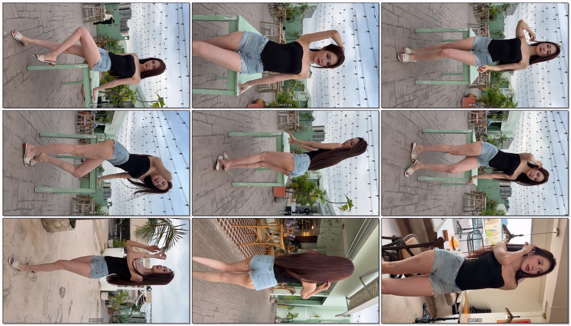 橙子摄影 – 天台牛仔风（上）MP4-5.27GB