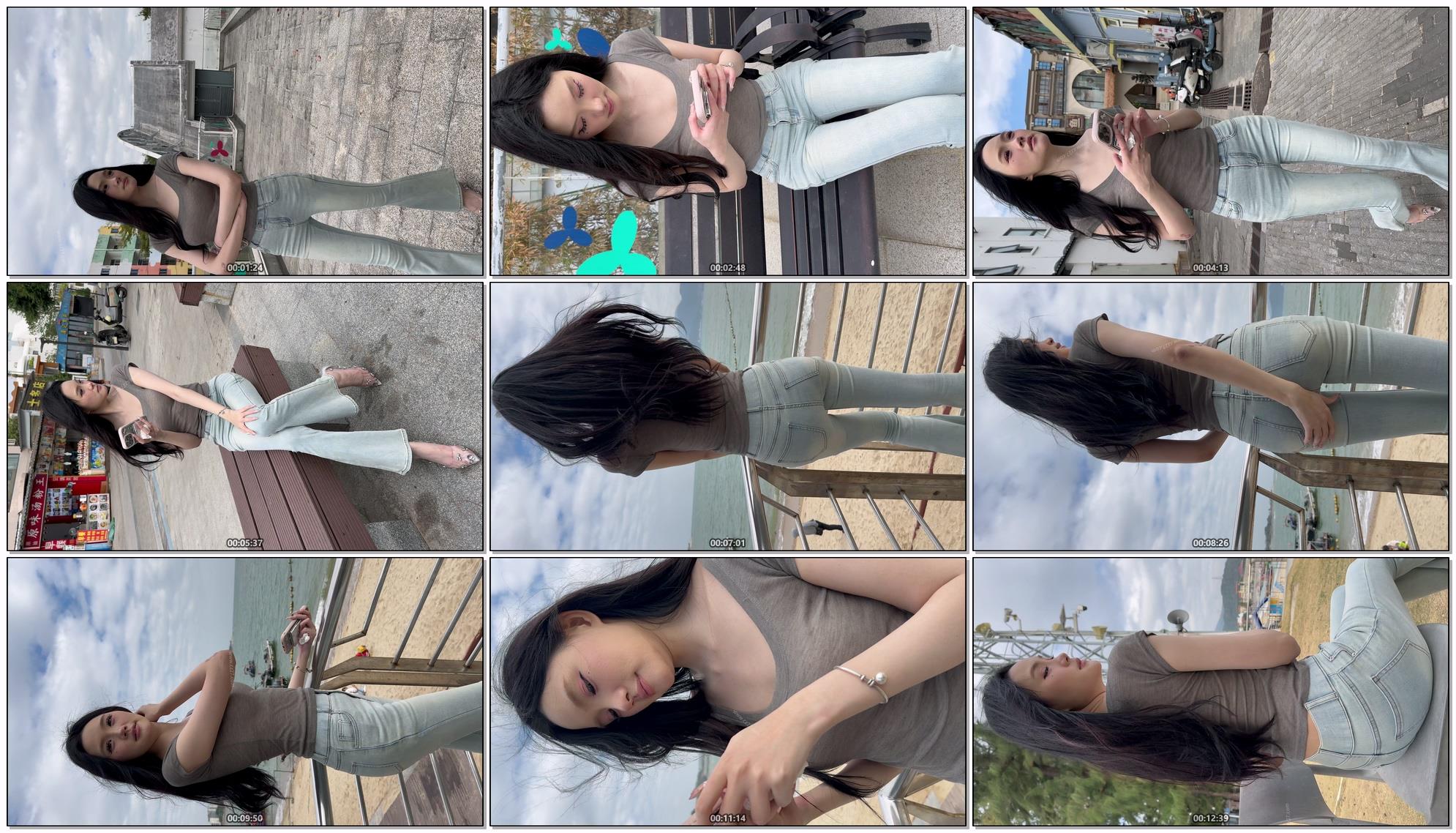 橙子摄影 – 牛仔女孩（上下）MP4-13.52GB